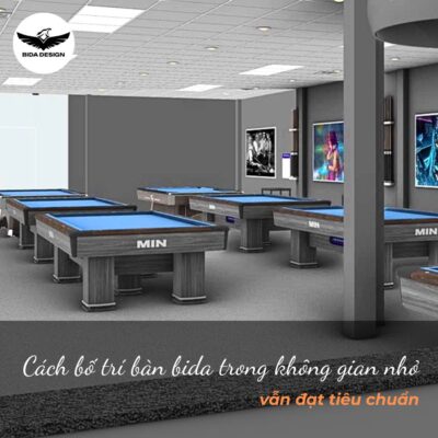 bố trí bàn bida