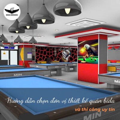 Đơn vị thiết kế quán bida