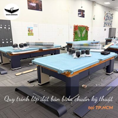Quy trình lắp đặt bàn bida