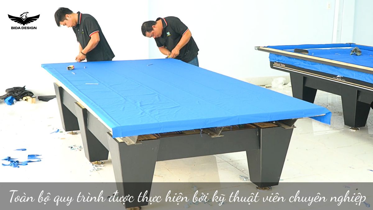 Toàn bộ quy trình được thực hiện bởi kỹ thuật viên chuyên nghiệp