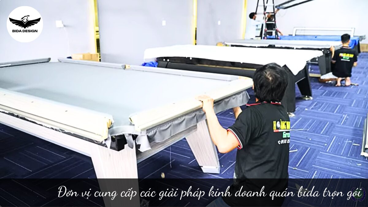 Đơn vị cung cấp các giải pháp kinh doanh quán bida trọn gói