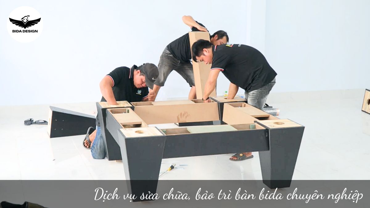 Dịch vụ sửa chữa, bảo trì bàn bida chuyên nghiệp