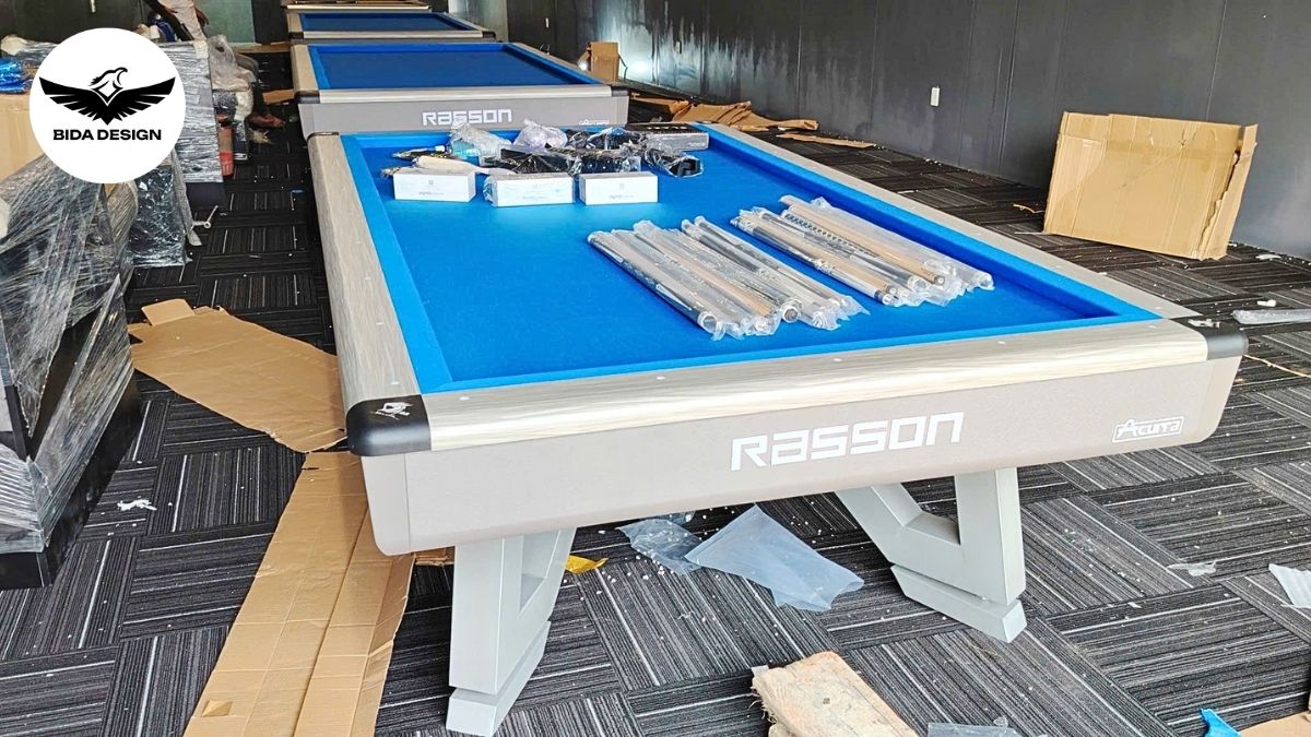 Hình ảnh lắp đặt 4 bàn bida Rasson tại Gia Lai | Bida Design