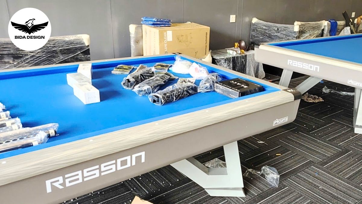 Hình ảnh lắp đặt 4 bàn bida Rasson tại Gia Lai | Bida Design