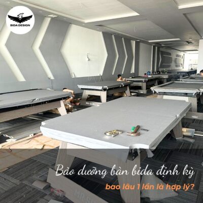 Bảo dưỡng bàn bida