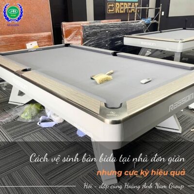 Cách vệ sinh bàn bida