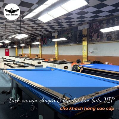Lắp đặt bàn bida VIP