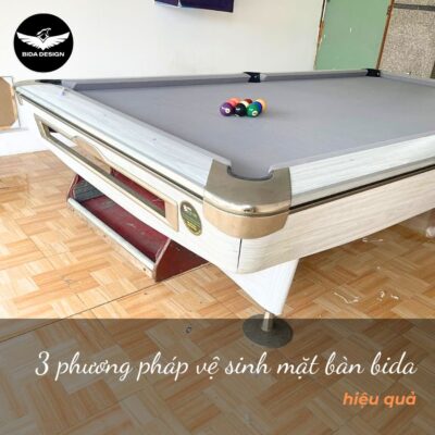 Vệ sinh mặt bàn bida