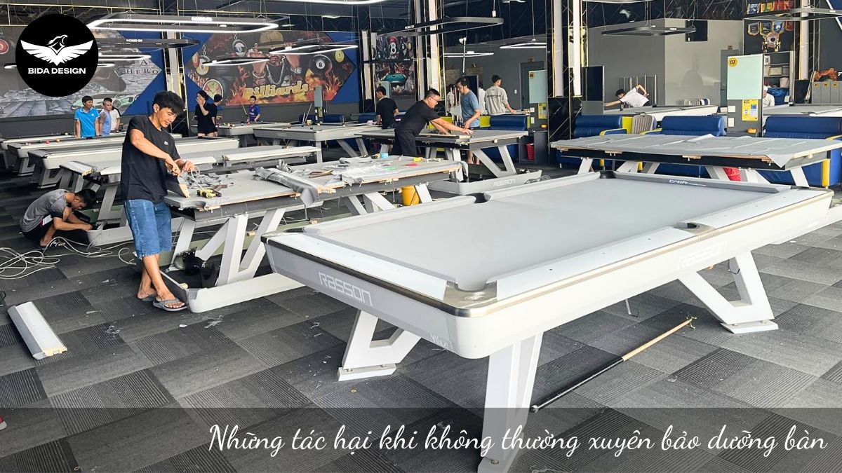 Những tác hại khi không thường xuyên bảo dưỡng bàn