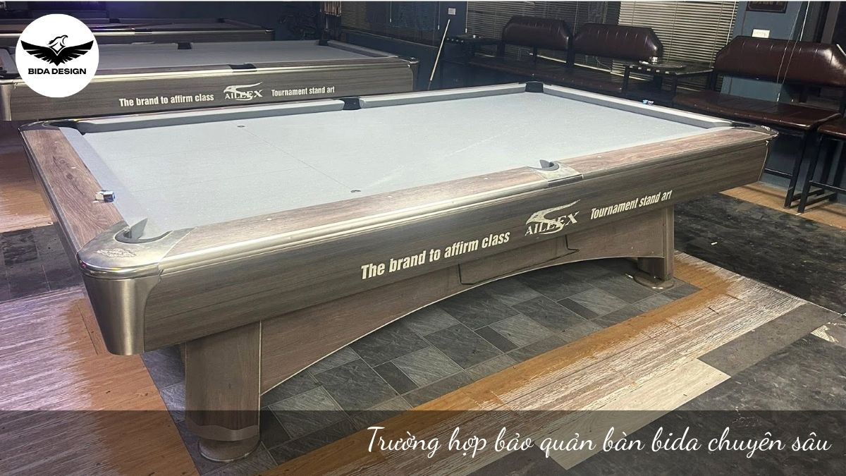 Trường hợp bảo quản bàn bida chuyên sâu
