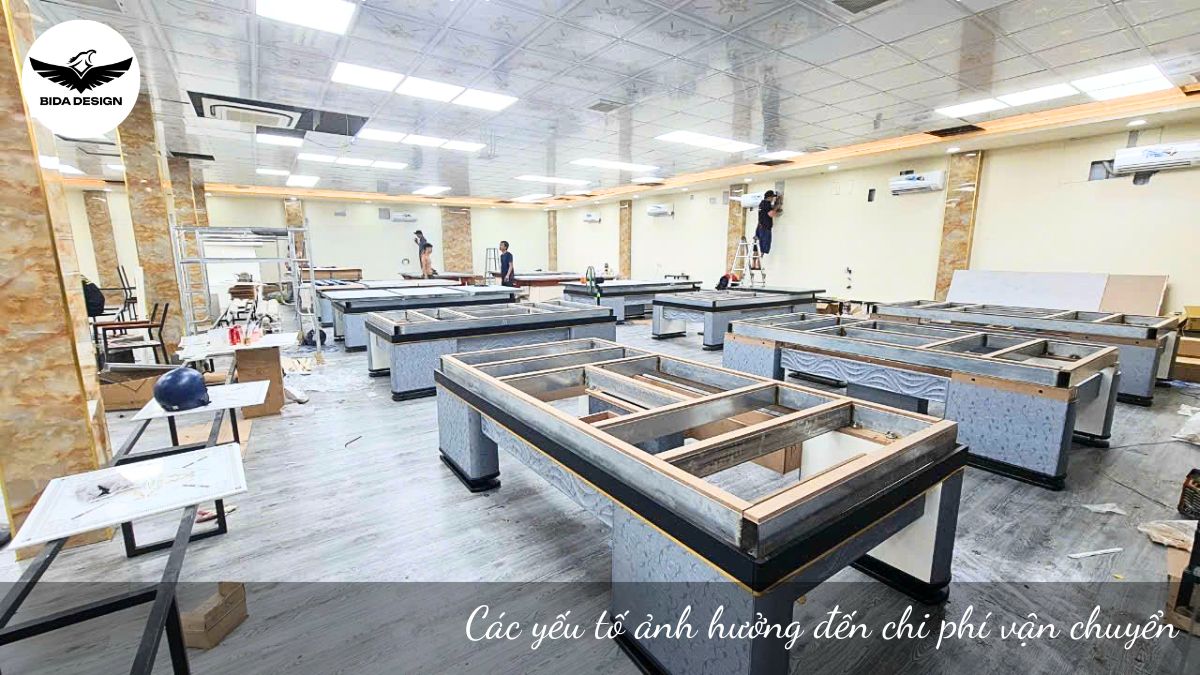 Các yếu tố ảnh hưởng đến chi phí vận chuyển