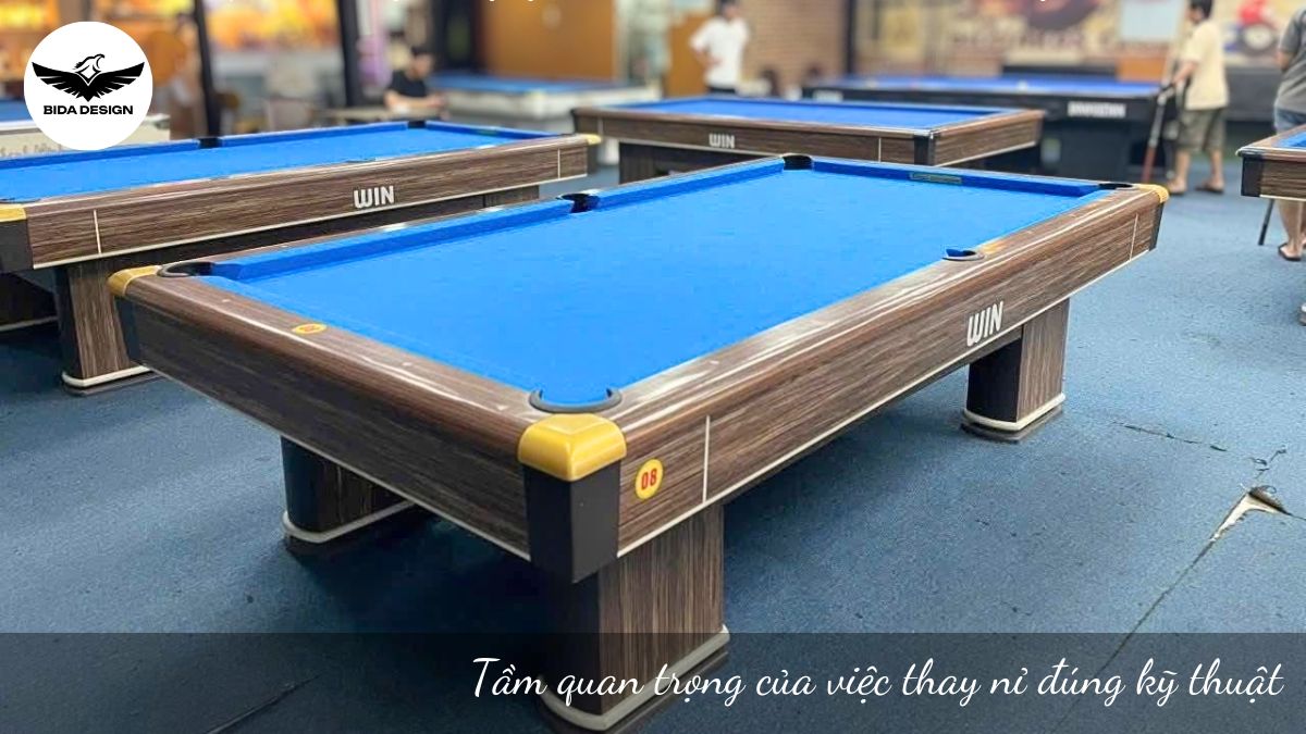 Tầm quan trọng của việc thay nỉ đúng kỹ thuật