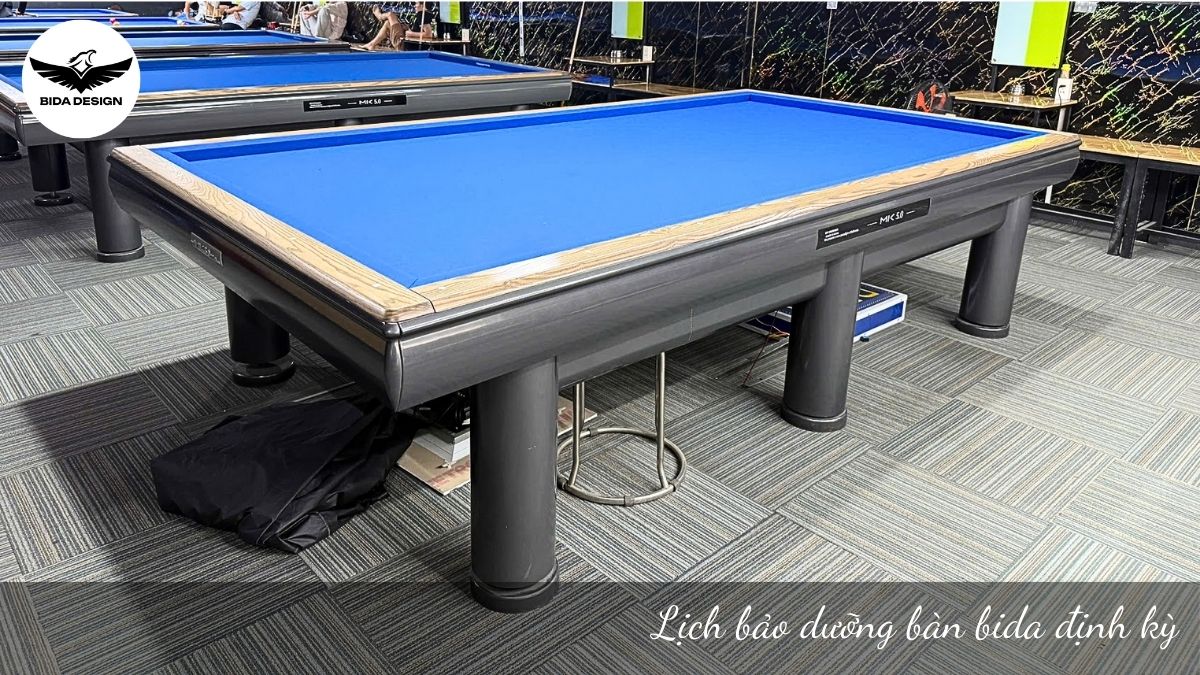 Lịch bảo dưỡng bàn bida định kỳ