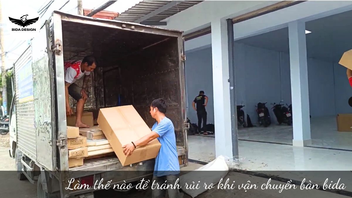 Làm thế nào để tránh rủi ro khi vận chuyển bàn bida