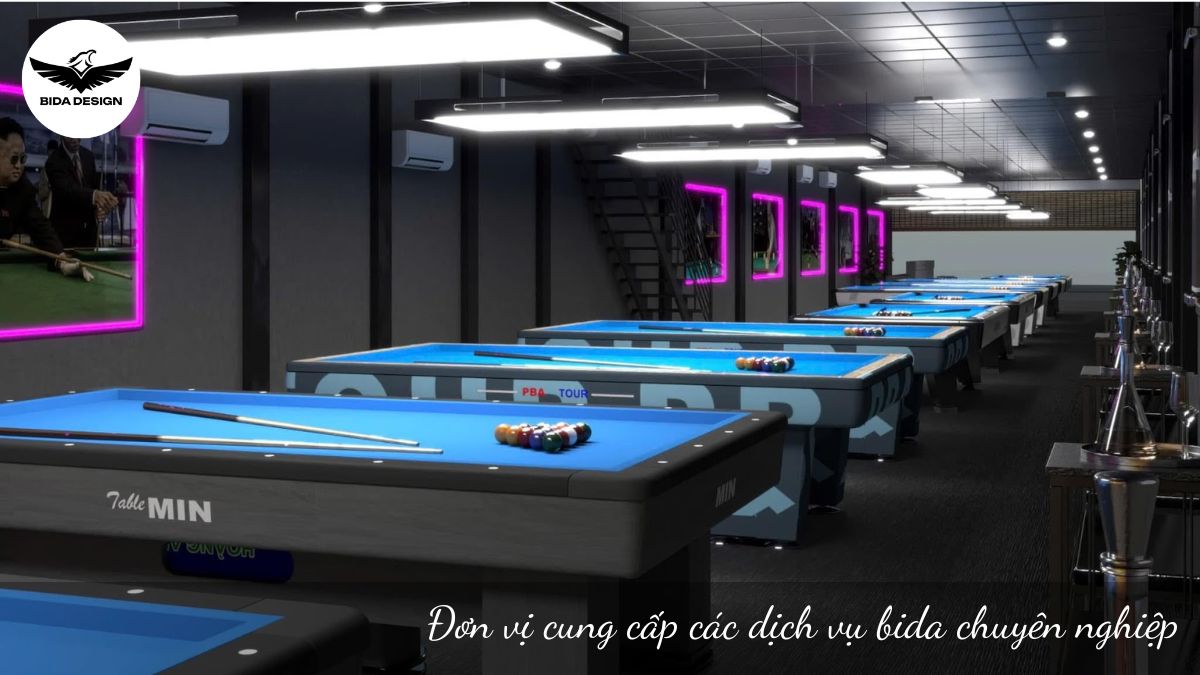 Đơn vị cung cấp các dịch vụ bida chuyên nghiệp