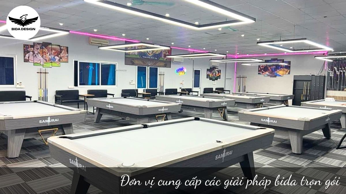 Đơn vị cung cấp các giải pháp bida trọn gói