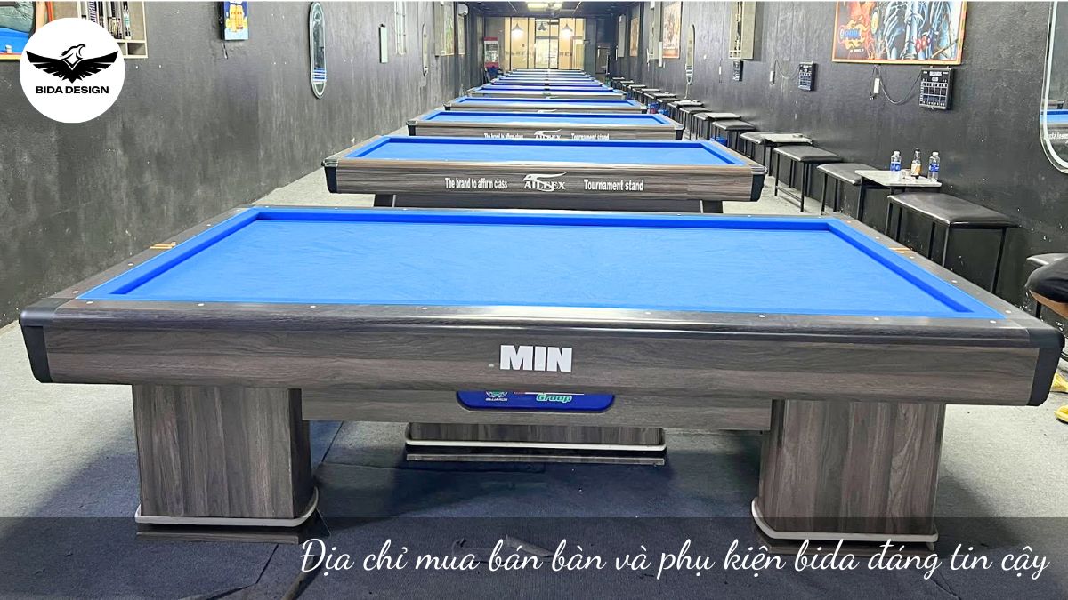 Địa chỉ mua bán bàn và phụ kiện bida đáng tin cậy