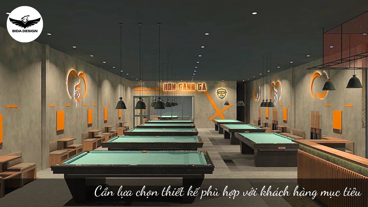 Cần lựa chọn thiết kế phù hợp với khách hàng mục tiêu