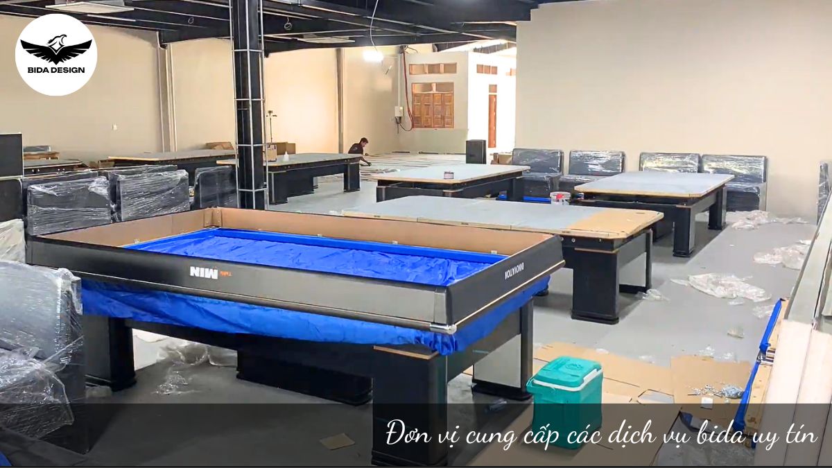 Đơn vị cung cấp các dịch vụ bida uy tín